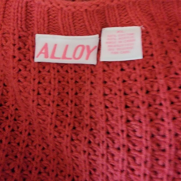 Alloy Burnt Orange Long Sleeve Open Cardigan Casual or Business in Size XL - Picture 4 of 4